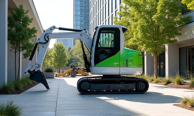 Mini excavadora eléctrica